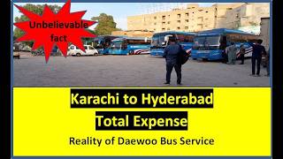 Karachi to Hyderabad Traveling Expenses #karachi #traveling