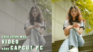 Cách chỉnh màu Video bằng CAPCUT PC | Bộ công cụ cơ bản 2023 | Color Grading Tutorial