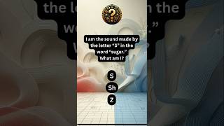 Sound of the "S" in Sugar: Can You Guess? 🔊 #shorts #riddles #sound #brainteasers #quiz