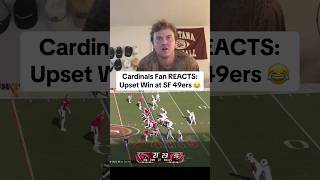 Arizona Cardinals Fan REACTS to Big Upset Win at San Francisco 49ers #nfl #arizonacardinals #49ers