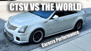 ROLL RACING OUR CTSV AGAINST A GTR | CTSV3 | HELLCAT