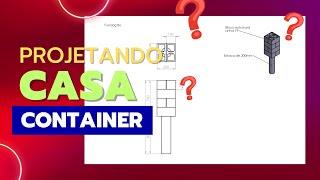 #4 - Fundação para casa container - Projetando Casa Container de 40ft - 12 metros