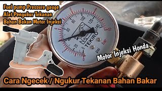 Cara Ngecek Tekanan Bahan Bakar Motor Injeksi Honda Vario