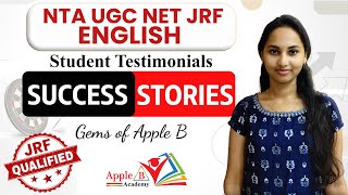 NTA UGC NET JRF English | Abhirami | NET June 2023 | Classroom & Online Coaching | Apple B Academy