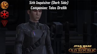 SWTOR -- Sith Inquisitor Companions -- Talos Drellik