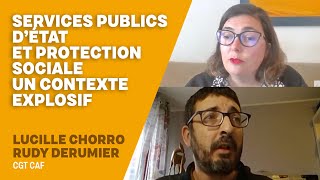 Services publics et protection sociale : Lucille Chorro et Rudy Derumier (CGT CAF)