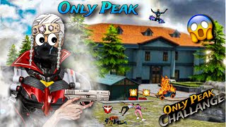 Only “PEAK” Challange 😅 Funniest Video Of Free Fire Community 🤣 Only Peak Challange On Free Fire 🔥 |