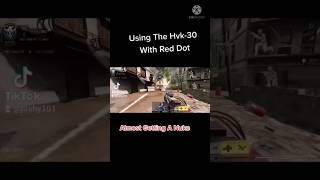 Using Hvk-30 With Red Dot Call Of Duty Mobile #callofdutymobile #codm