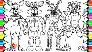 Five Nights at Freddy's New Coloring Pages / Evolution Of Foxy / NCS Music