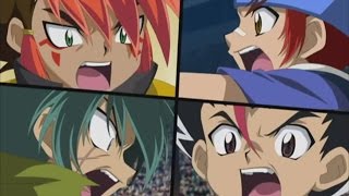 Beyblade AMV: Gingka and Masamune vs Kyoya and Nile HD