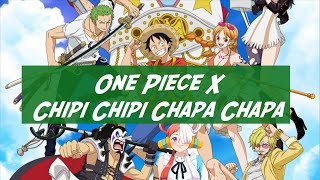 #OnePiece ワンピース  characters dance to「#ChipiChipiChapaChapa」#anime #DubiDubiDu #luffy モンキー・Dディー・ルフィ