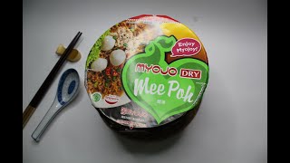 Cup Noodles Review in Singapore 新加坡杯面 | MYOJO Dry Mee Pok