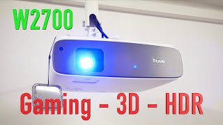 BenQ W2700 Input Lag, 3D & HDR Test / german