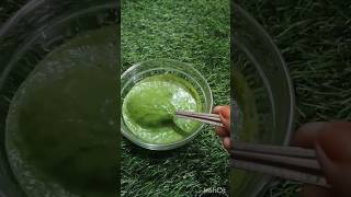 yammy coriander chutney खाते रह जाओगे 😋 please subscribe #ytshorts