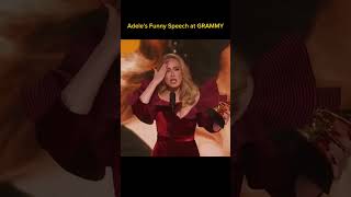 Adele's Funny Speech at Grammy