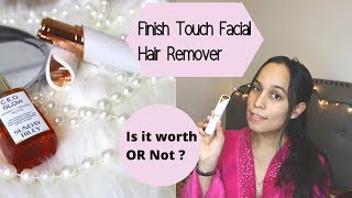 Finish Touch Flawless Facial Hair Remover 2019| First Impression 😱