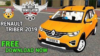 RENAULT TRIBER 2019 FOR BUS SIMULATOR INDONESIA FREE DOWNLOAD