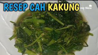 Cara membuat tumis kangkung sederhana