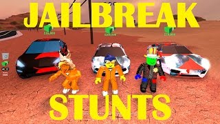 Roblox Jailbreak - Lamborghini, Tesla STUNTS