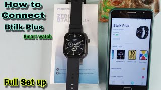 How to Connect Zeblaze Btalk Plus  Smart Watch Video 2024 || Future Tech Bangladesh || Tech Den