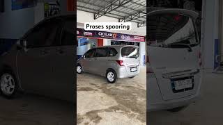 Proses pergantian Velg Hsr honda Freed #velgmobil #velgmobilracing