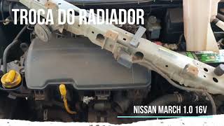 Troca do Radiador Nissan Mach fácil fácil !!!