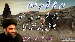 Imam Ali Naqi a.s Ke Hukm Se Jab Tasveer Ka Sher Bahar Nikal Aya | Maulana Ali Raza Rizvi |