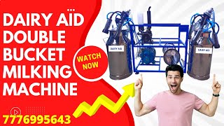 Dairy Aid Double Bucket Milking Machine