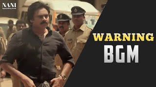 Bheemla Nayak - Warning Bgm || Pawan Kalyan || Rana Daggubaati