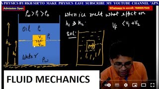 GOOD & INTERESTING QUESTION OF FLUID MECHANICS BY RKH SIR