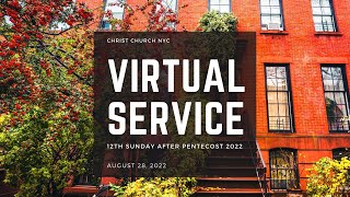 Virtual Service: August 28, 2022