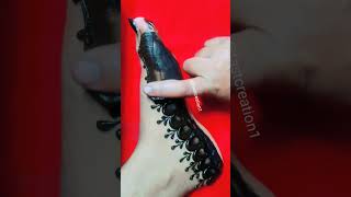 Amazing reverse leg mehndi।।beautiful foot mehndi design।।easy leg mehndi design।।latest mehndi