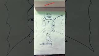 Ganesha drawing with Letter XXXX