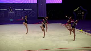 Spain (ESP) - 2023 Rhythmic Junior Worlds Qualifications 5RO Group