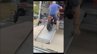 Motorcycle loading fail ! #shorts