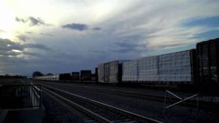 Union Pacific # 9875 Leads Manifest Through LaFox