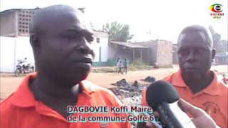 TOGO//ANC a effectué une action de salubrité en collaboration avec le Maire de la commune du golfe 6