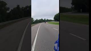 video alert the need to change lane