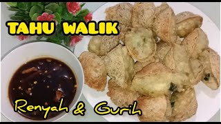 Renyah dan Gurih, cocok banget buat sajian buka puasa, semua pasti suka#gorengan#tahuwalik