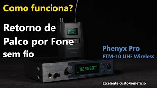 🎬Retorno por fone de ouvido sem fio - conheça o PHENIX Pro PTM-10.