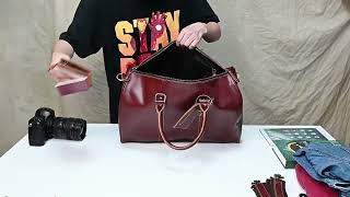 Why the Red Brown Leather Duffel Bags 18 Inch Are Ideal for Travel!