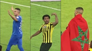 تشجيع المدرج عند دخول حمدالله و رومارينهو وغروهي ولاعبين الاتحاد لإستلام كأس الدوري 📸🫶👏