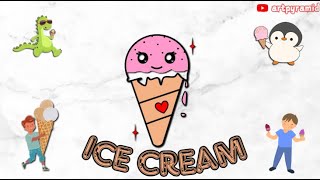 How to Draw Cute 🍦ICECREAM🍦Step By Step. Very Easy for kids #trending #viral #youtuber #kids #draw