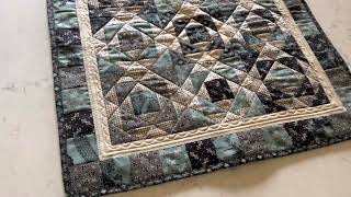 Midnight in Paris Table Topper from Open Gate Quilts Subscription box