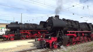 Die besten Dampflok-Anfahrten vom 2.  Nördlinger Eisenbahnfest  -  AL  # 187/006/023