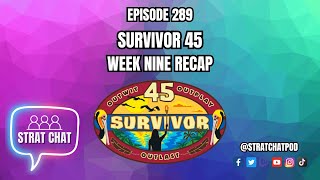 #Survivor45 WEEK 9 RECAP - BIG BOSS BRUCE! | Strat Chat Podcast