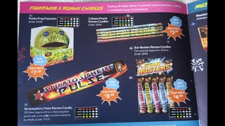 The Range Fireworks leaflet  2019