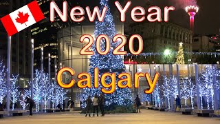 Calgary | 2020 New Year Fireworks Display @ Calgary Tower Vlog #4