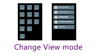 How to change view mode