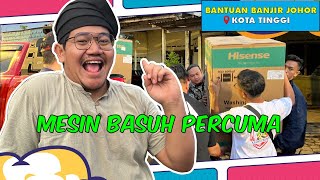 BELANJA MESIN BASUH UNTUK MANGSA BANJIR